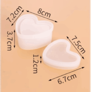 Molde de Joyero Formas corazón